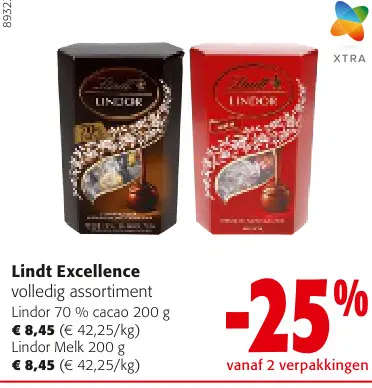 Promotie: Lindt Excellence