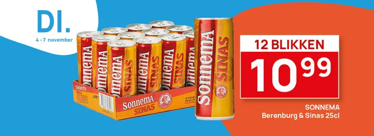 Aanbieding: Sonnema Berenburg & Sinas 7% Vol.   12x250ml
