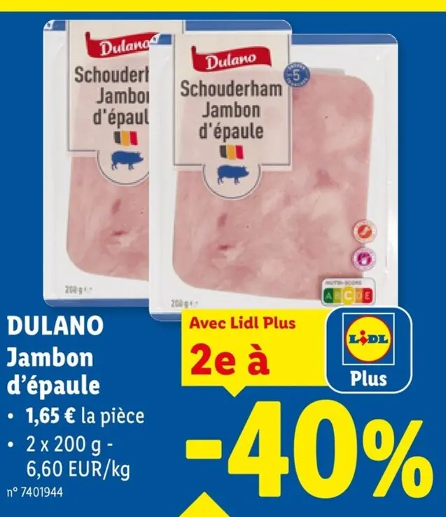 Offre: Jambon d'épaule