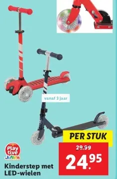 Aanbieding: Kinderstep met LED-wielen