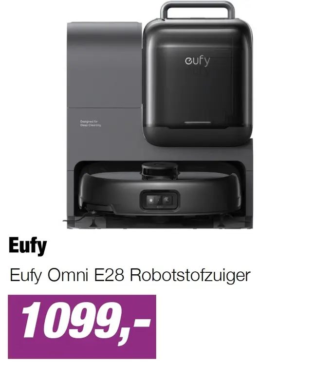 Aanbieding: Eufy Omni E28 Robotstofzuiger