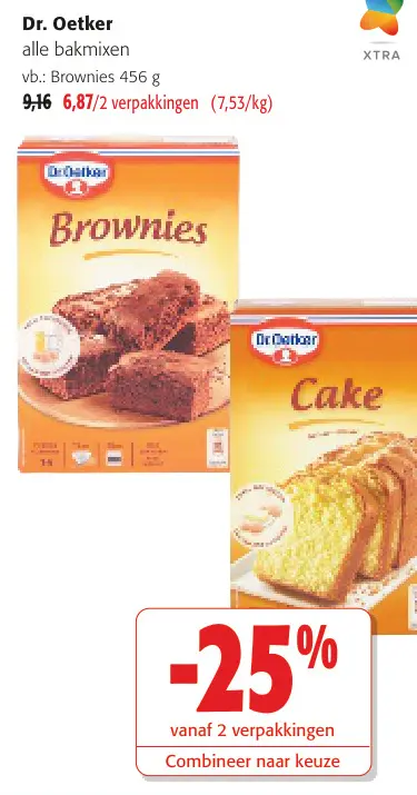 Promotie: Dr. Oetker alle bakmixen