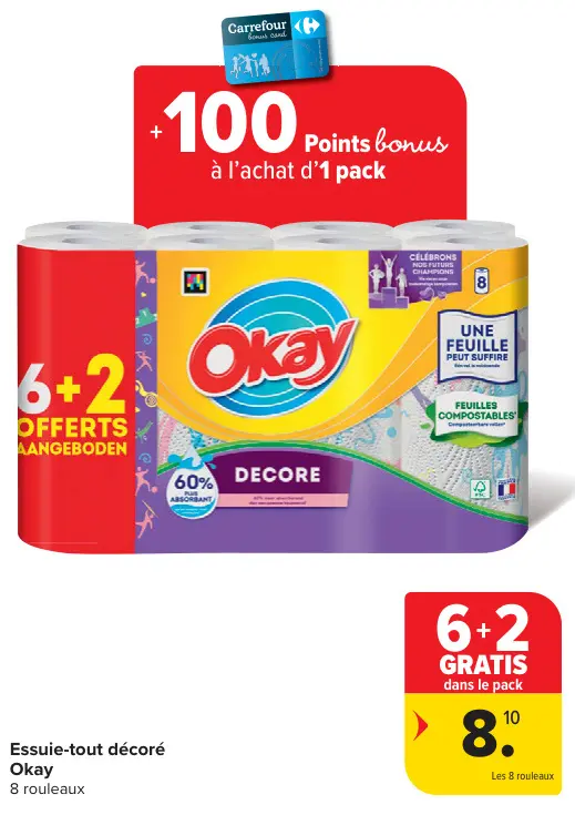 Offre: Essuie-tout décoré