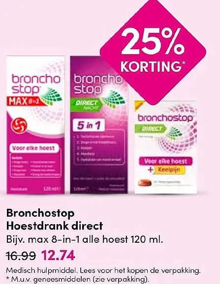 Aanbieding: Bronchostop Hoestdrank direct