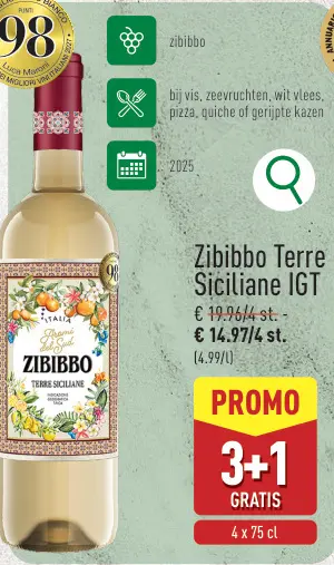 Promotie: Zibibbo Terre Siciliane IGT
