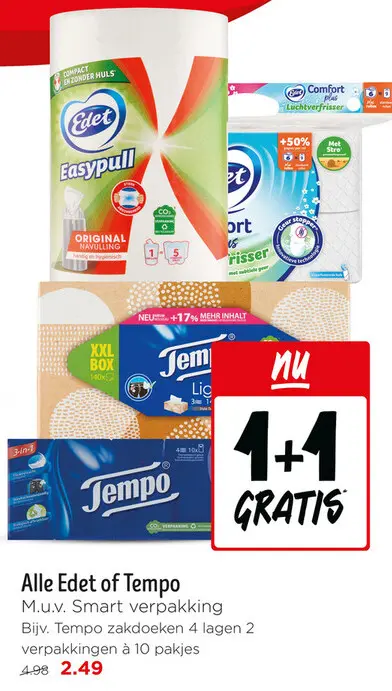 Aanbieding: Alle Edet of Tempo