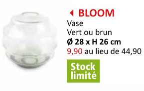 Offre: Vase Bloom H26cm
