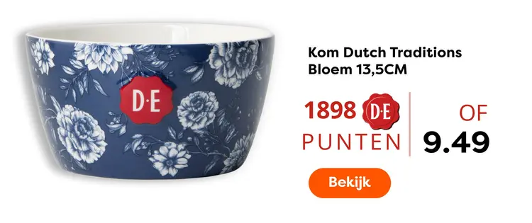 Aanbieding: Kom Dutch Traditions Bloem