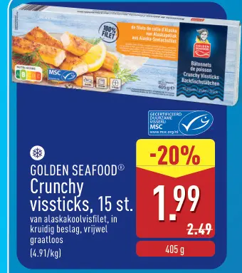 Promotie: Crunchy vissticks