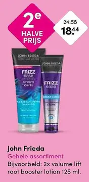 Aanbieding: John Frieda Gehele assortiment