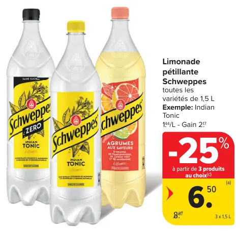 Offre: Limonade pétillante