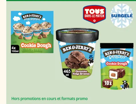 Offre: Ben & Jerry's Ice Cream