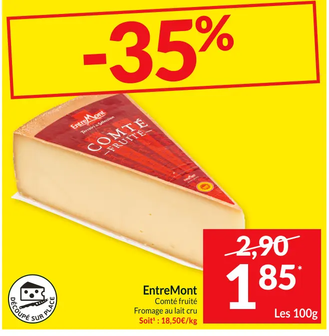 Offre: Comté fruité
