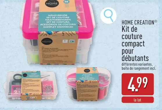 Offre: Kit de couture compact pour débutants