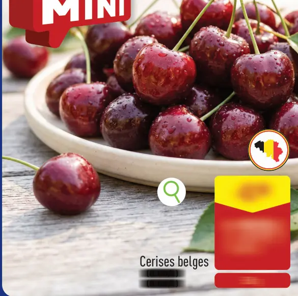 Offre: Cerises belges