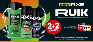 Aanbieding: AXE deodorant en douche