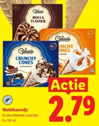 Aanbieding: Wafelhoornijs