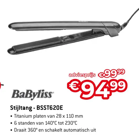 Promotie: Stijltang - BSST620E