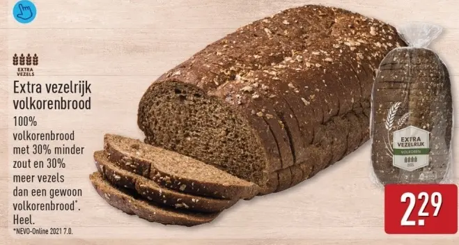 Aanbieding: Extra vezelrijk volkorenbrood