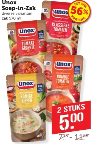 Aanbieding: Soep-in-Zak