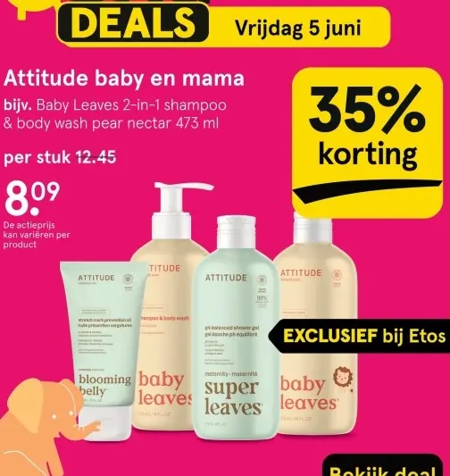 Aanbieding: Attitude baby en mama