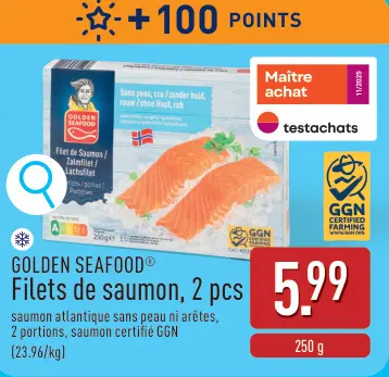 Offre: Filets de saumon, 2 pcs