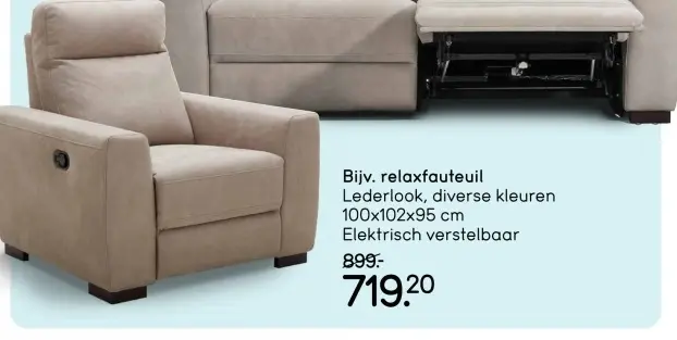 Aanbieding: Relaxfauteuil James
