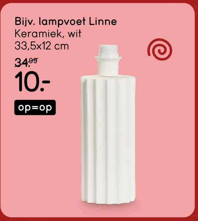 Aanbieding: Lampvoet Linne