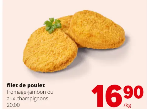 Offre: Filet de poulet