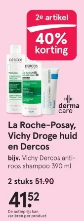 Aanbieding: La Roche-Posay, Vichy Droge huid en Dercos