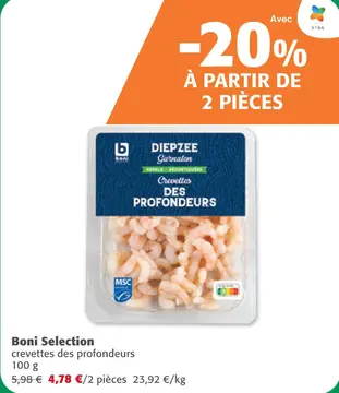 Offre: crevettes des profondeurs