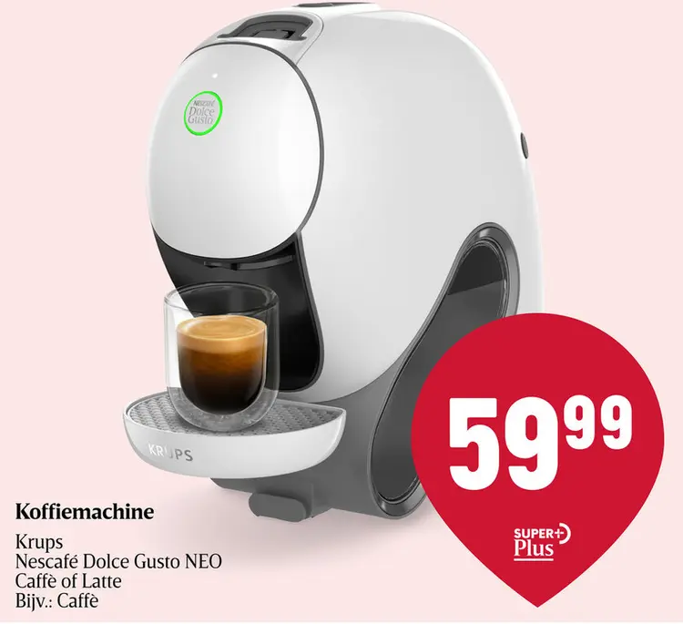 Aanbieding: Koffiemachine Nescafé Dolce Gusto NEO