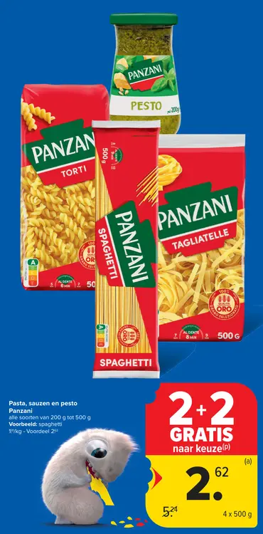 Promotie: Pasta, sauzen en pesto