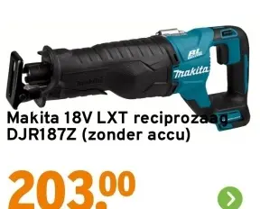 Aanbieding: 18V LXT reciprozaag DJR187Z