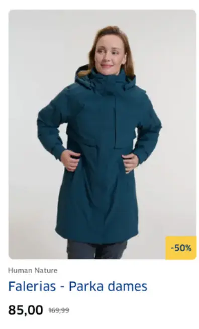 Aanbieding: Falerias - Parka dames