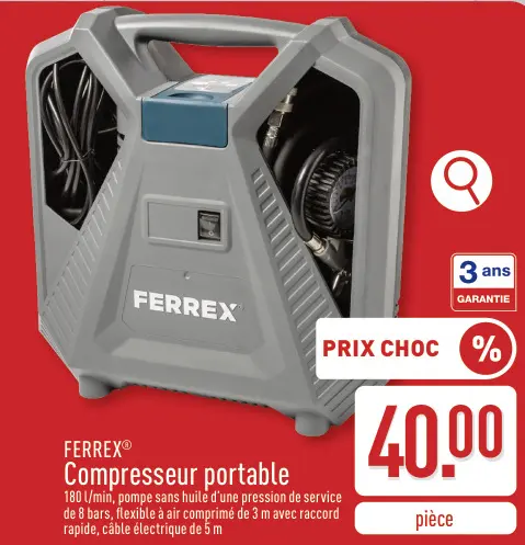 Offre: Compresseur portable
