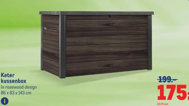 Aanbieding: Keter kussenbox