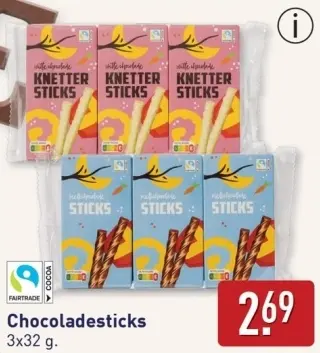 Aanbieding: Chocoladesticks