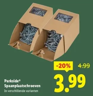 Aanbieding: Spaanplaatschroeven