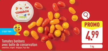 Offre: Tomates bonbons avec boîte de conservation
