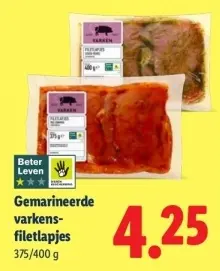 Aanbieding: Gemarineerde varkensfiletlapjes