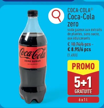 Offre: Coca-Cola zero