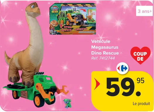 Offre: Véhicule Megasaurus Dino Rescue