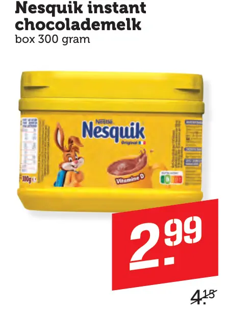 Aanbieding: Nesquik instant chocolademelk