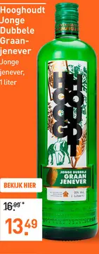 Aanbieding: Hooghoudt Jonge Dubbele Graanjenever 100CL