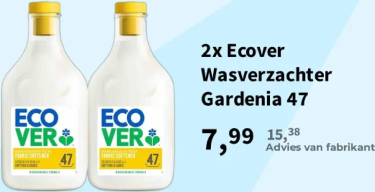 Aanbieding: Wasverzachter Gardenia