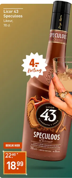 Aanbieding: Licor 43 Speculoos 70CL