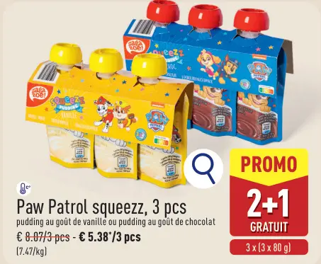 Offre: Paw Patrol squeezz