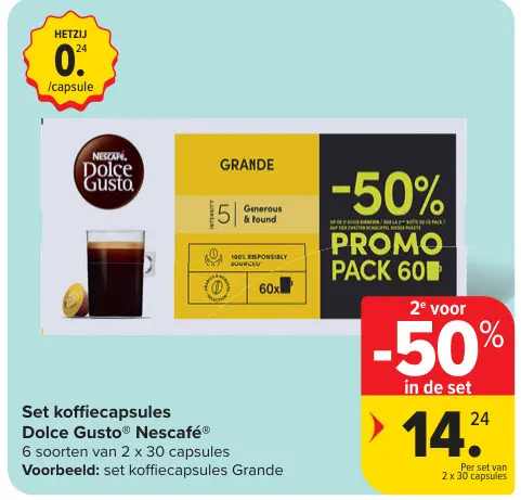 Promotie: Koffiecapsules