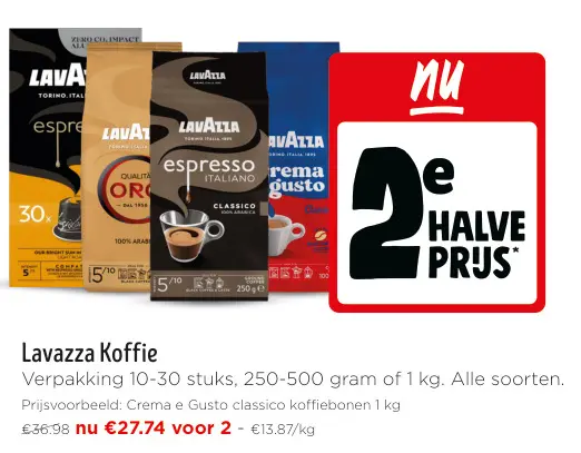 Promotie: Lavazza Koffie